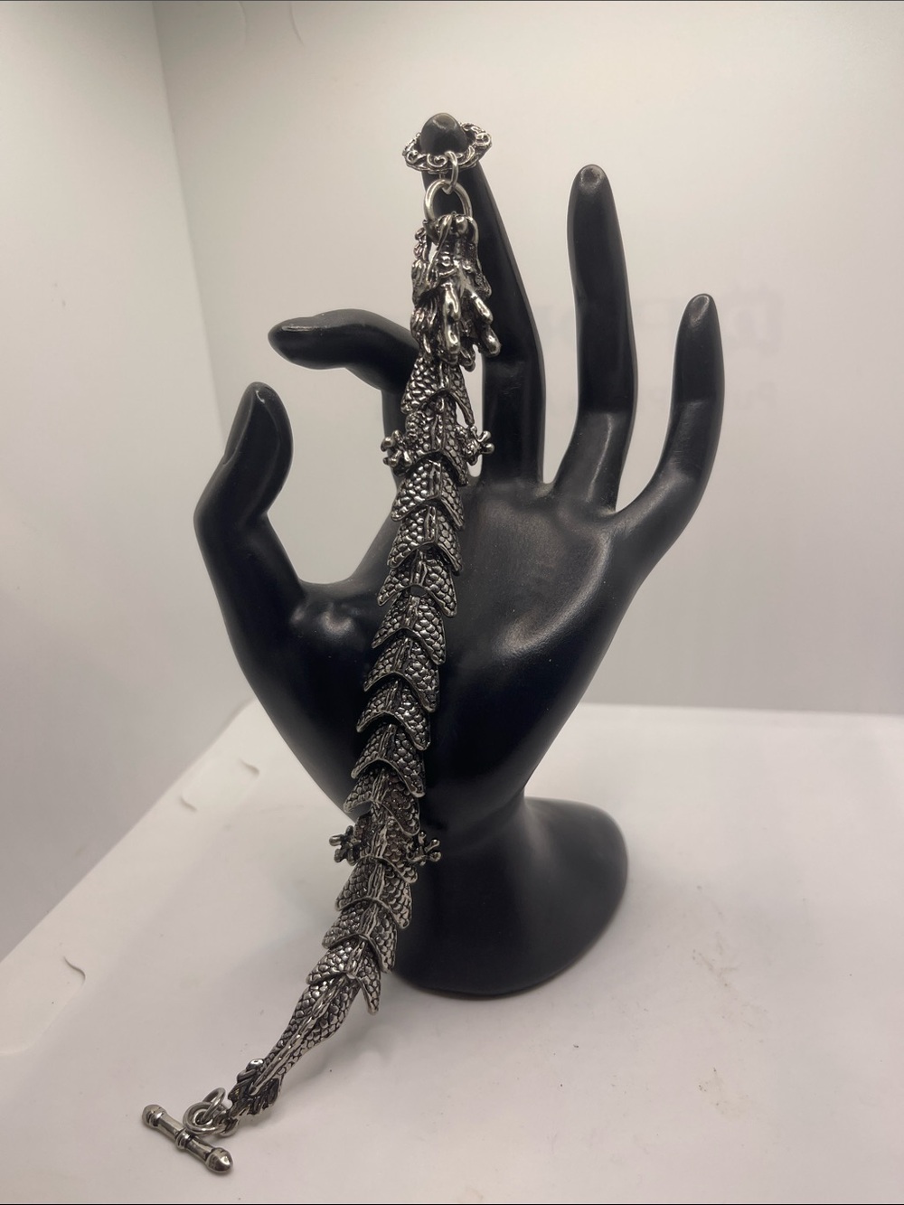 Bracelet Scale Link Chain Bracelet Vintage dragon head to tail